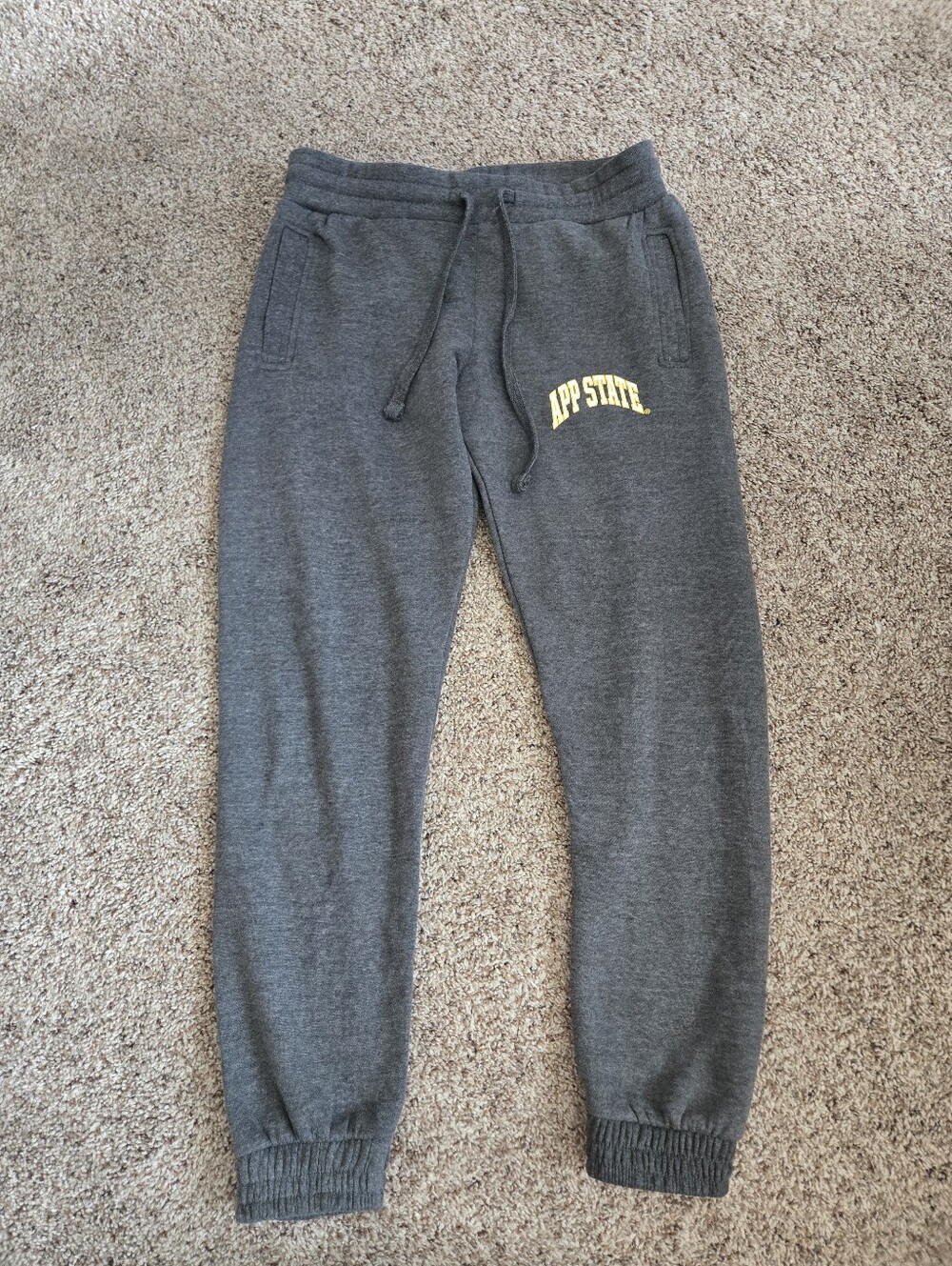 App State Fleece Joggers Womens Small MV Sport Charcoal NEW